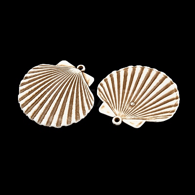 Spray Painted Opaque Acrylic Big Pendants ACRP-F003-03Q-1