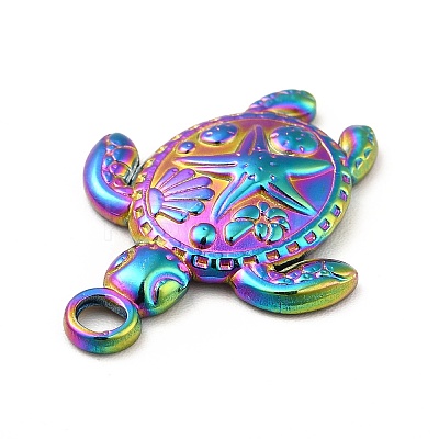 Ion Plating(IP) 201 Stainless Steel Pendants X-STAS-P312-09MC-1
