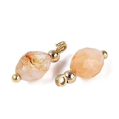 Heated Natural Yellow Quartz Pendants GG-N004-02G-02-1