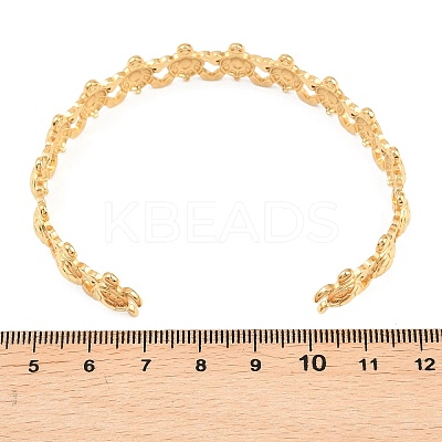 304 Stainless Steel Cuff Bangles for Women BJEW-G777-02G-1