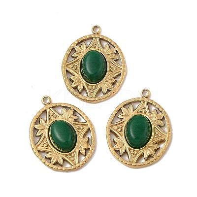 Dyed Natural Malaysia Jade Pendants STAS-P380-22G-02-1