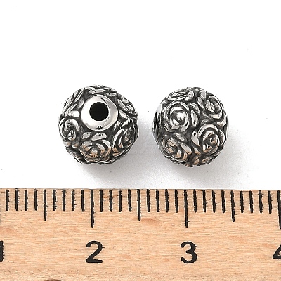 Retro 316 Surgical Stainless Steel Beads STAS-L307-17AS-16-1