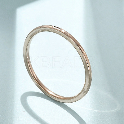 304 Stainless Steel Plain Band Rings STAS-I160-F03-KCG-1