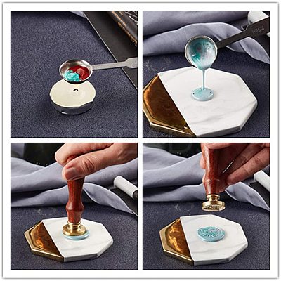 Wax Seal Stamp Set AJEW-WH0131-591-1