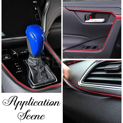 Self Adhesive PVC Car Interior Moulding Trim AJEW-WH20042-42B-1