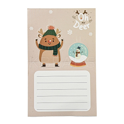 Christmas Paper Congratulation Card X1-DIY-B080-03-1