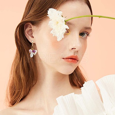 24Pcs 6 Styles Brass Clip-on Earring Findings KK-BBC0019-62-1
