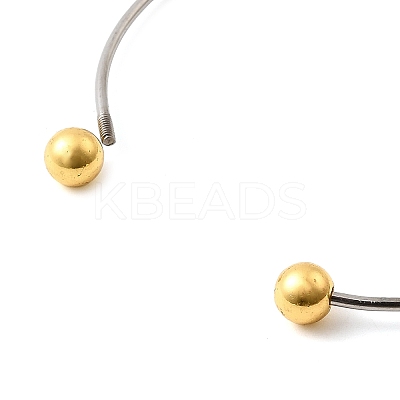 1.8MM 201 Stainless Steel Cuff Bangle Making BJEW-Z144-01GP-02-1