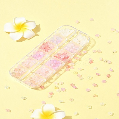420Pcs 6 Colors Frosted Transparent Acrylic Beads OACR-FS0002-17B-1