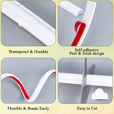 PVC Self-Adhesive Flexible Molding Trim DIY-WH20007-62A-1