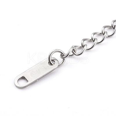 Tarnish Resistant 304 Stainless Steel Cable Chains Bracelets Making AJEW-JB00900-01-1