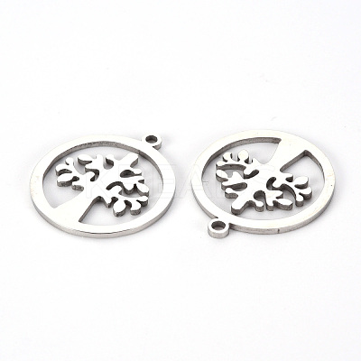 Non-Tarnish 201 Stainless Steel Pendants STAS-Q239-004-1