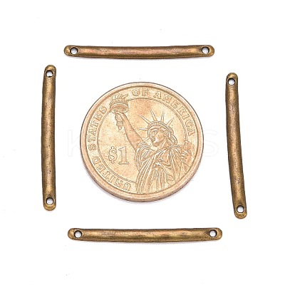Tibetan Style Bar Links connectors TIBE-A14039-AB-FF-1