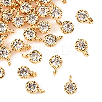 SHEGRACE Brass Pave Cubic Zirconia Charms XGRQ5K055-832G-A-1