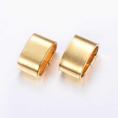 304 Stainless Steel Slide Charms/Slider Beads STAS-E436-23G-1