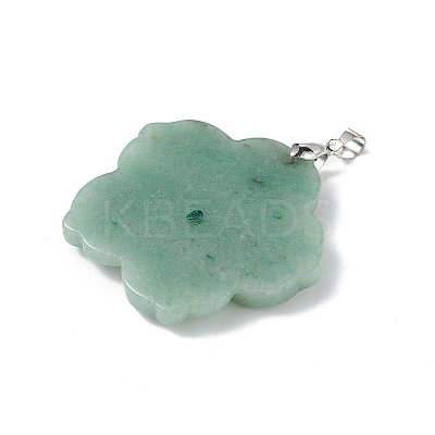 Natural Green Aventurine Big Pendants X-G-B040-01P-06-1