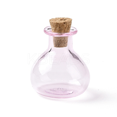 Miniature Glass Bottles GLAA-H019-03G-1