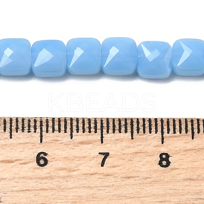 Opaque Glass Beads Strands GLAA-L050-C17-1