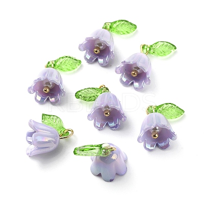 Opaque Resin Pendants CRES-CJC0009-05G-05-1