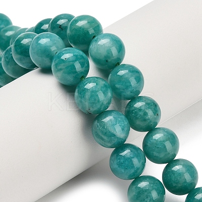 Natural Soviet Amazonite Beads Strands G-C259-B08-8mm-1