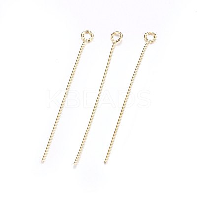 304 Stainless Steel Eye Pins X-STAS-F174-10G-C-1
