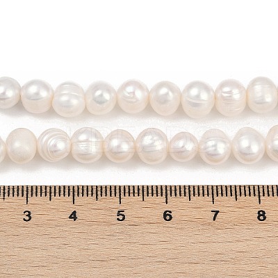 Natural Cultured Freshwater Pearl Beads Strands PEAR-I007-07X-09A-1