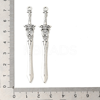 Tibetan Style Alloy Big Pendants FIND-G078-32D-AS-1