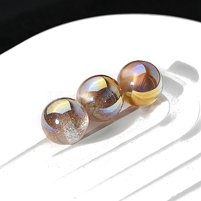 30Pcs Gradient Color Opaque Resin Beads PW-WG675F3-07-1