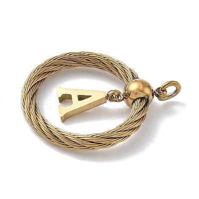 304 Stainless Steel Pendants STAS-D154-01A-G-1