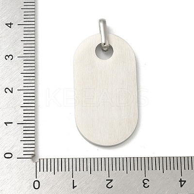 Anti-Tarnish 304 Stainless Steel Pendants STAS-G346-18P-1