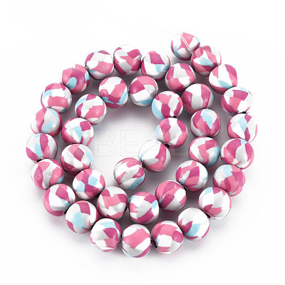 Handmade Polymer Clay Beads Strands CLAY-N008-054-05-1
