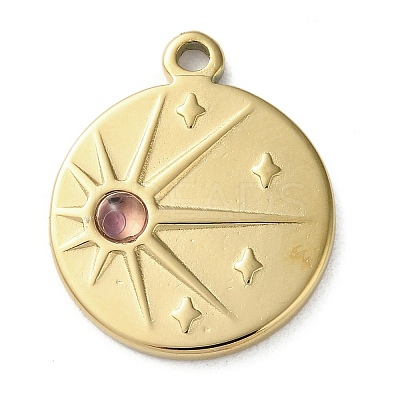 PVD Vacuum Plating 316 Stainless Steel Pendants STAS-C090-06G-03-1