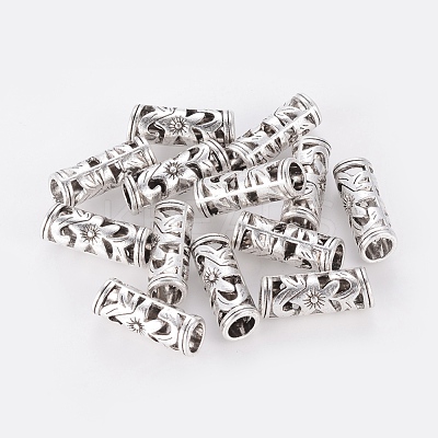 Tibetan Style Hollow Tube Beads LF10482Y-NF-1