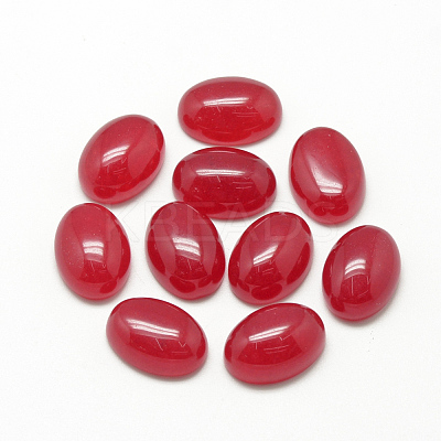 Natural White Jade Cabochons G-R415-13x18-28-1