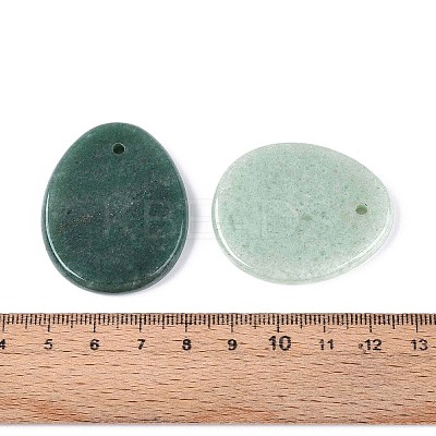 Natural Green Aventurine Pendants G-N349-07A-1
