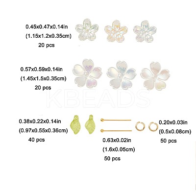 DIY Earrings Kits DIY-FP0001-54-1