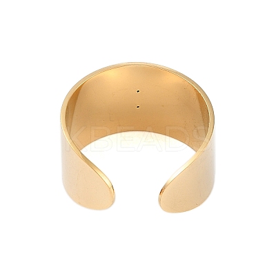 304 Stainless Steel Open Cuff Rings LS-RJEW-C095-02C-G-1