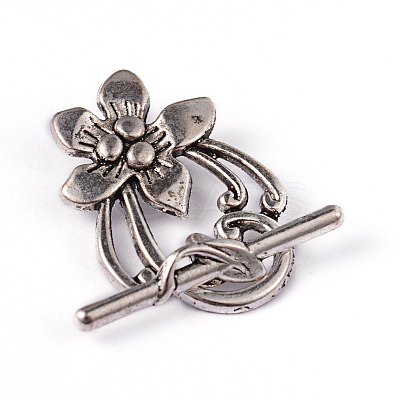 Tibetan Style Alloy Toggle Clasps LF0677Y-1