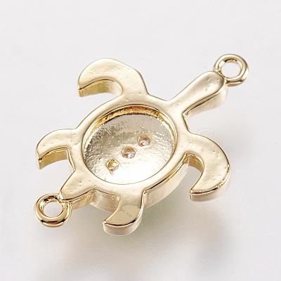 Brass Links Connectors KK-I613-15G-1