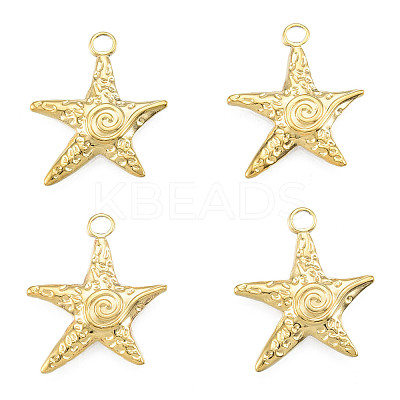 Ion Plating(IP) 201 Stainless Steel Pendants STAS-N098-230LG-1