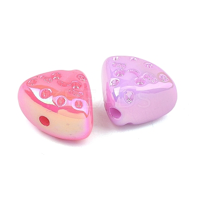 Luminous UV Plating Opaque Acrylic Beads MACR-K361-45-1