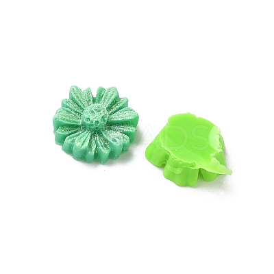 Luminous Opaque Resin Cabochons CRES-U006-01H-1