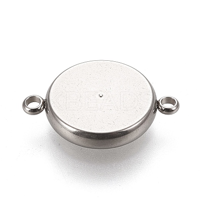 Tarnish Resistant 304 Stainless Steel Links Connectors Settings LS-STAS-K202-02E-P-1