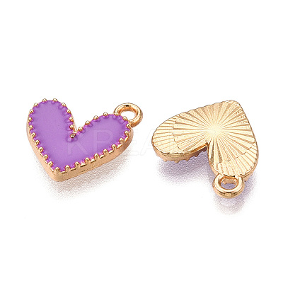 Alloy Enamel Charms ENAM-T011-204C-1