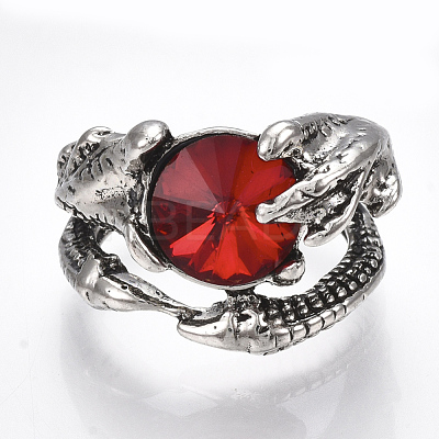 Alloy Cuff Finger Rings RJEW-T006-62-1