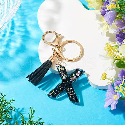 1Pc Resin Letter Keychains KEYC-TADJ0001-09X-1