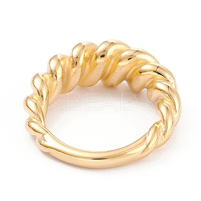 Ion Plating(IP) Unisex 304 Stainless Steel Finger Rings X-RJEW-Z008-08B-G-1