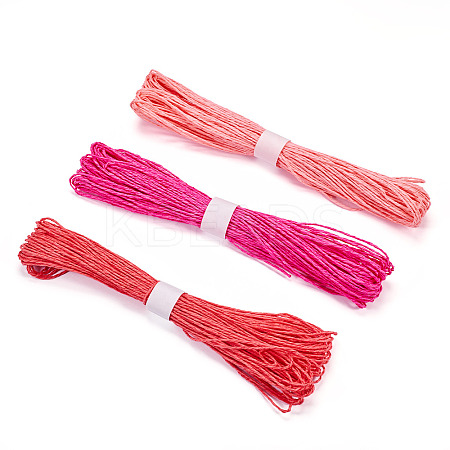 3 Bundles 3 Colors Paper Cords String OCOR-TA0002-15A-1