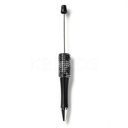 Plastic & Iron Beadable Pens AJEW-H147-01B-1