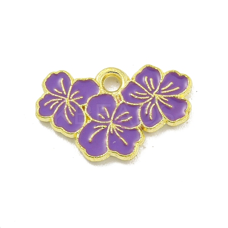 Alloy Enamel Pendants ENAM-Z015-06G-06-1